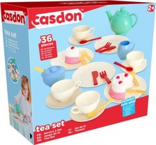 Casdon Tea Set – Ultimate Pretend Play Tea Party Set for Kids (30+ Accessories,