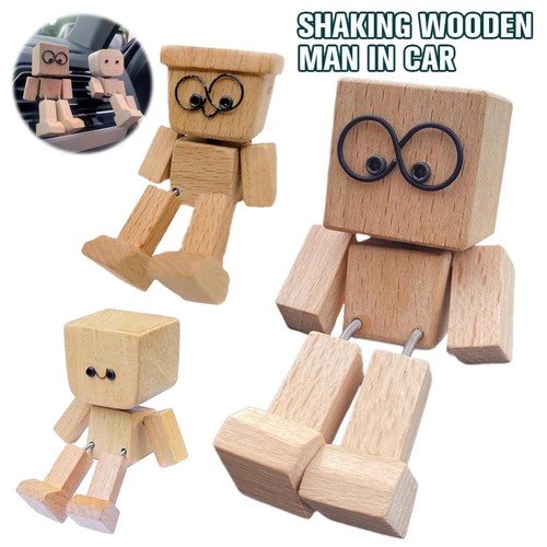 3pcs wooden man figurine - 1/3pcs,