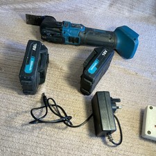 Oscillating Multi Tool 18V Cordless Sander Scraper Saw With 2 Batteries &Charger