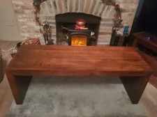 Large Dakota Range from NEXT Mango Wood Coffee Table With Chunky Legs