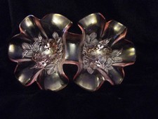 Mikasa Crystal Pink Rosella Dish