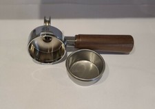 La Pavoni Wood Handle Portafilter - Pre Millennium 49mm grouphead. Europiccola