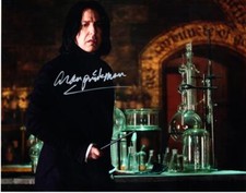 Alan Rickman signed 11x14