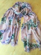 Dickins & Jones Pink Floral Scarf