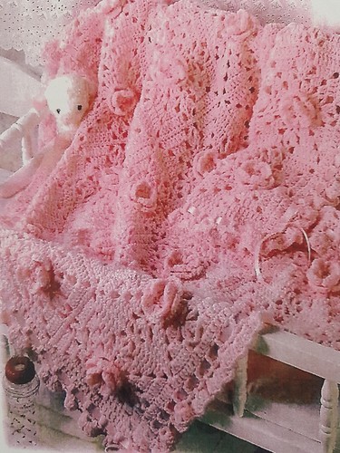 Baby shawl and cot blanket - shawl,