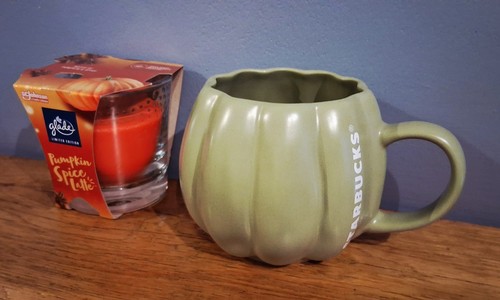 Starbucks green pumkin - starbucks,