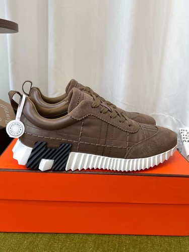 Hermès brown grid - hermès,