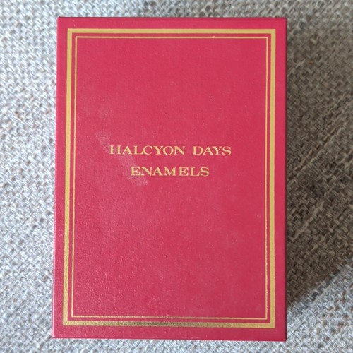 Halcyon days enamel box - halcyon,