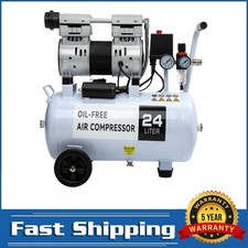 24 Litre Air Compressor 1600 PR 9.6 CFM Bimson Power 900W 118 PSI Oil Free 1HP
