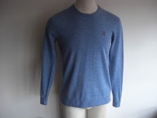 Crew Clothing Lambswool Jumper Medium Blue Crew Neck