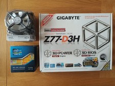 Intel i5-3570k, Gigabyte GA-Z77-D3H, 16GB DDR3 RAM, Arctic Freezer Pro 7 Rev2