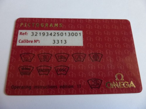 Omega pictogram card - pictogram,