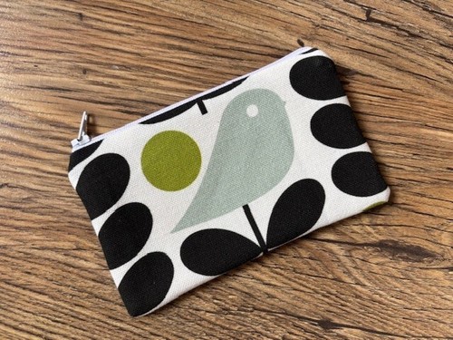 Handmade zipped coin purse - zipped,