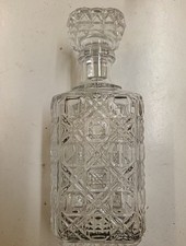 Glass Decanter (4.5 Square x 9