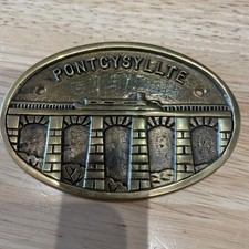 Brass Canal Bridge Plaque -