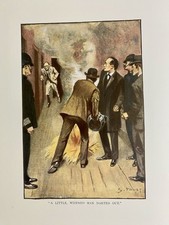 Sherlock Holmes Collection Original Prints from 1987 Set of 7 Prints