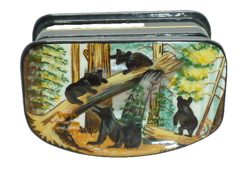 Vintage russian lacquer box - russian,