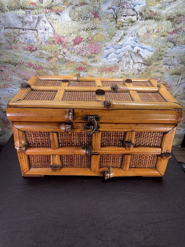Vintage burnt bamboo - burnt,