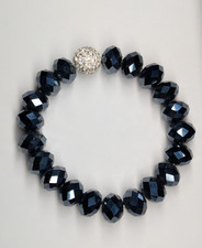 Elegant Faceted Black Crystal