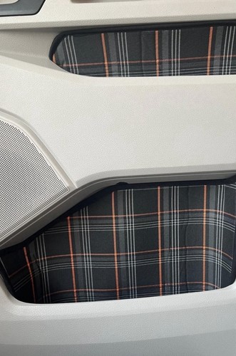 Tartan door inserts - door,