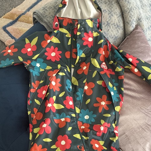 Frugi years floral - floral, hooded