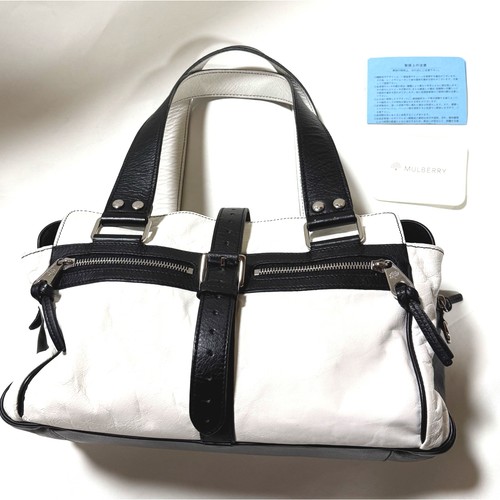 Mulberry handbag black white - mulberry,
