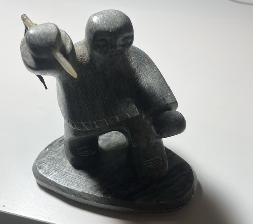 Vintage inuit style soapstone - inuit-style,