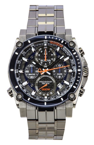 Bulova precisionist grey dial - bulova,