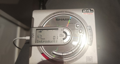 Sharp ms701h minidisc - sharp,