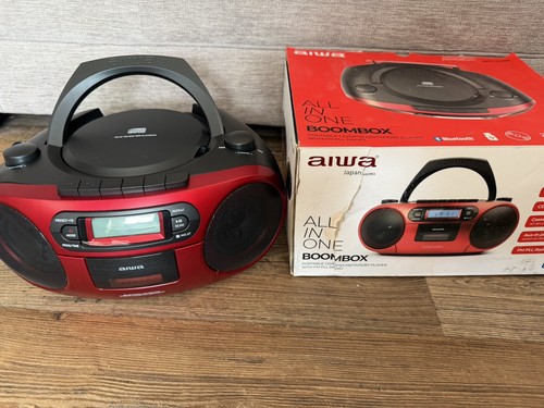 Aiwa bbtc 550rd boombox - bbtc-550rd,