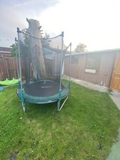 6-Feet Trampoline with Enclosure Safety Net Ladder Cover and Shoe Bag by Kanga