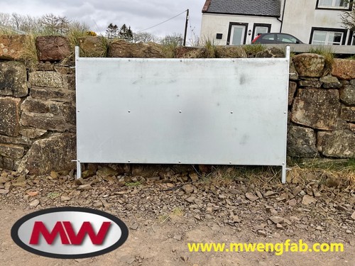 Sheeted sheep hurdles - sheep,