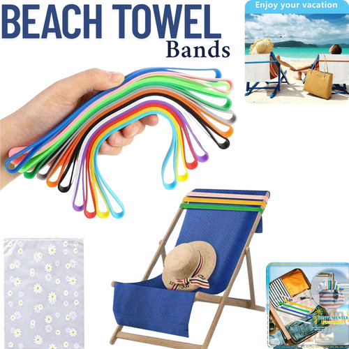 Sunbed towel bands clip secure - sunbed,