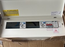Hager Consumer Unit VML910CUSPDRK - Hager 10w HI 100A Sw 2*100A 30mA SPD RKO