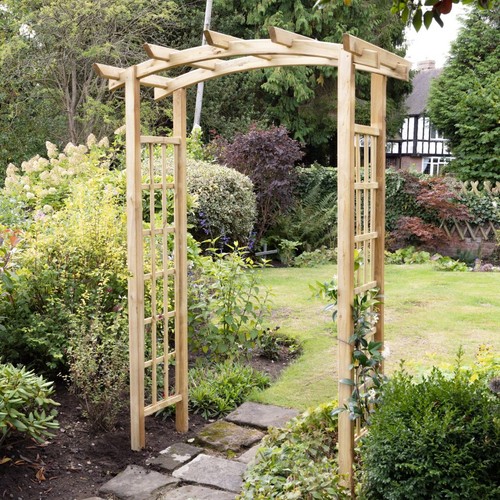 Wooden garden arch classic - garden,