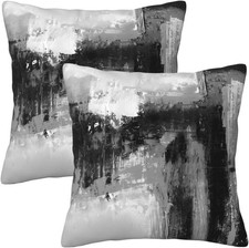 Set of 2 Velvet Black and