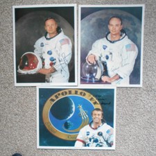 ASTRONAUT AUTOGRAPHS- NEIL ARMSTRONG -MICHAEL COLLINS-ALAN SHEPARD,JR.