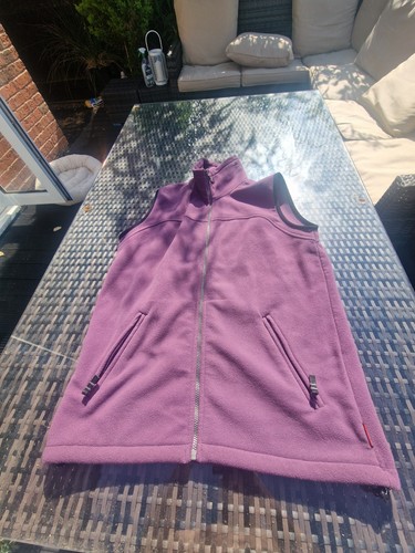 Wynnster purple fleece gilet - fleece,