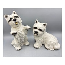 Vtg Westie Dog Figurines Set
