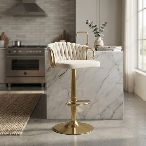 Elegant cream velvet breakfast - cream,