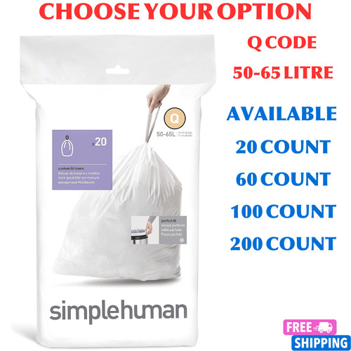 Simplehuman code bin bags - q,