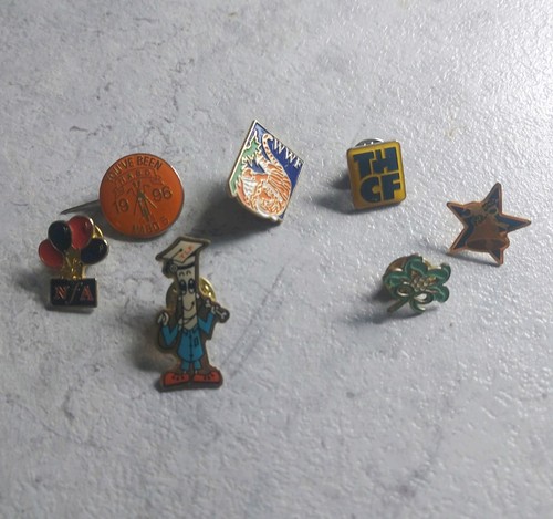 Vintage enamel pin - enamel,