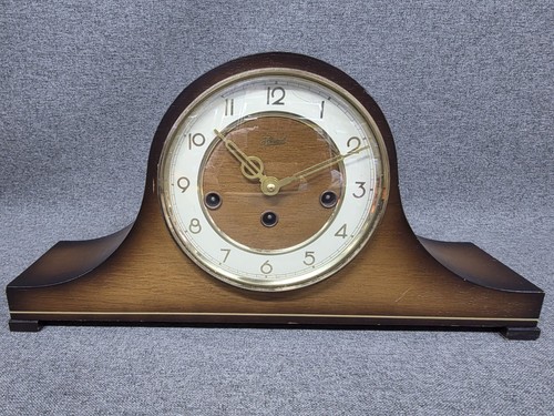 Franz hermle mantel clock wood - clock,