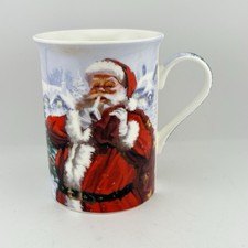 Lesser & Pavey Macneil Studio Father Christmas Fine Bone China Mug Cup VGC