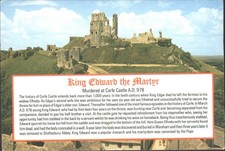 CORFE CASTLE, KING EDWARD THE