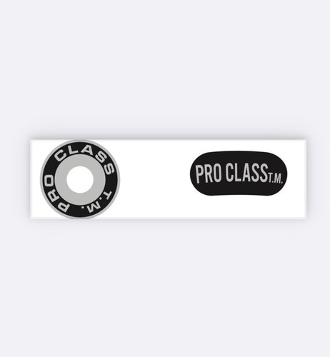 Pro class caliper decals - pro, old