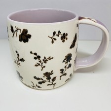 Anthropologie Butterflies Lilac Inside Large Mug - Excellent Condition