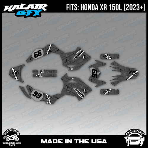 Graphics decal kit for - kit, honda