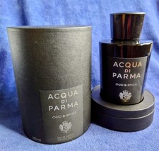 Acqua Di Parma Oud And Spice EMPTY Perfume Bottle Collectable With Box