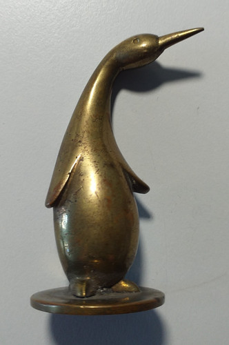 Brass figurine wiener - brass,